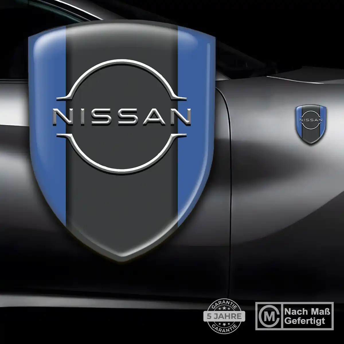 Nissan Embleme Silikon Aufkleber Auto Elegantes Design