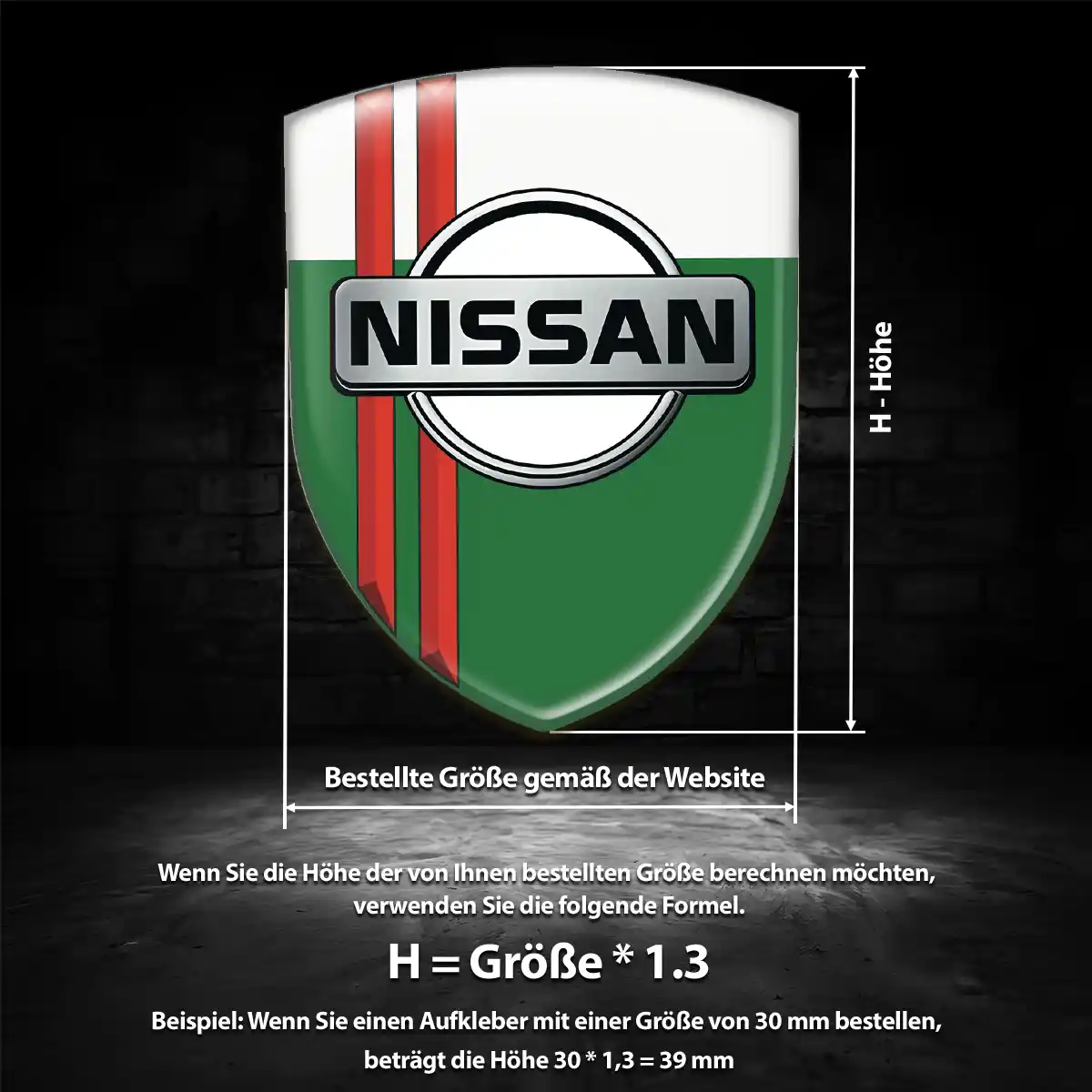Nissan Embleme Silikon Aufkleber Auto Hohe Qualität