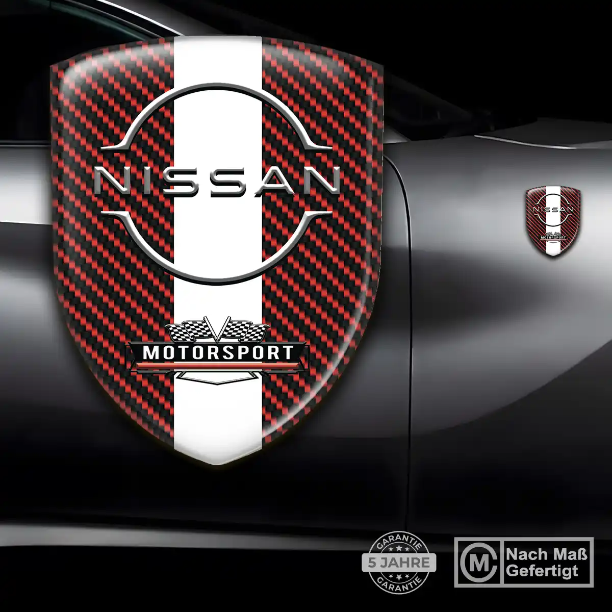 Nissan Embleme Silikon Aufkleber Auto Premium-Edition