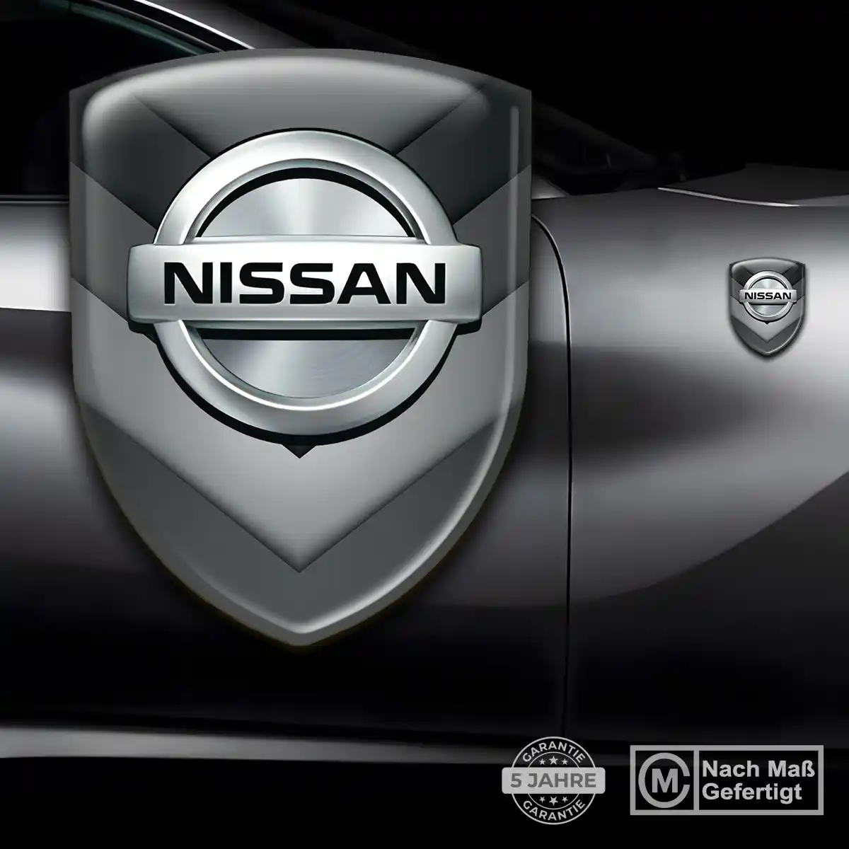 Nissan Embleme Silikon Aufkleber Auto Premiumqualität