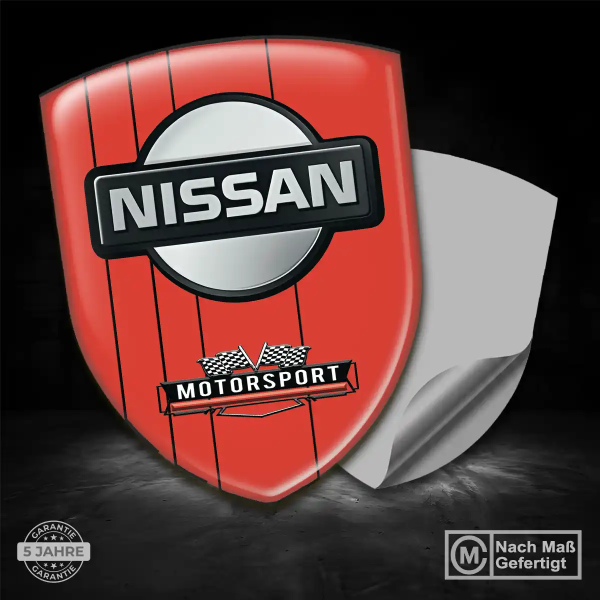 Nissan Embleme Silikon Aufkleber Elegantes Design