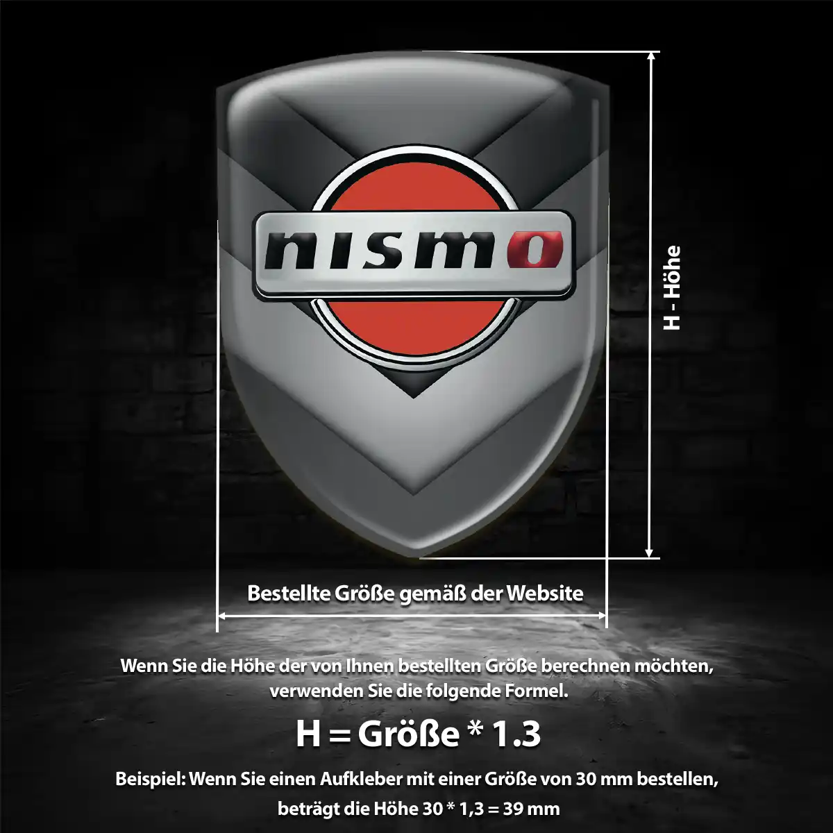 Nissan Embleme Silikon Aufkleber Höchste Qualität