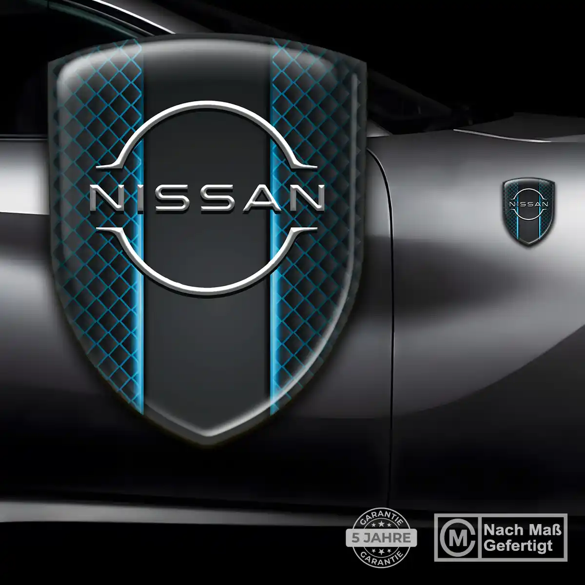 Nissan Embleme Silikon Aufkleber Hochwertiges Harz