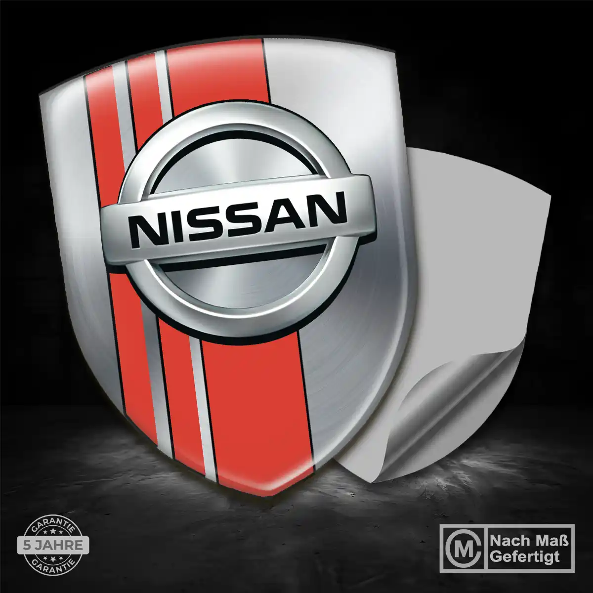 Nissan Embleme Silikon Aufkleber Limitierte Auflage