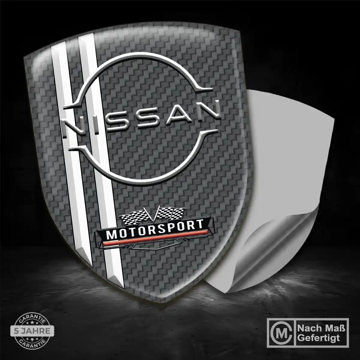 Nissan Embleme Silikon Aufkleber Luxus-Edition