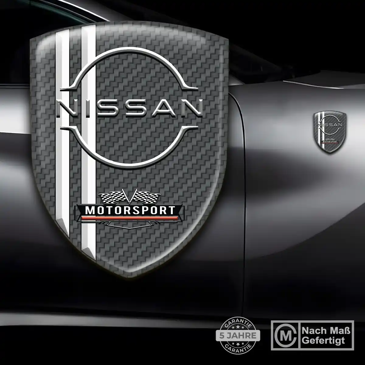 Nissan Embleme Silikon Aufkleber Luxus-Edition