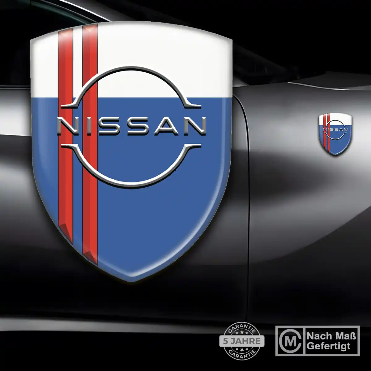Nissan Embleme Silikon Aufkleber Modernes Design