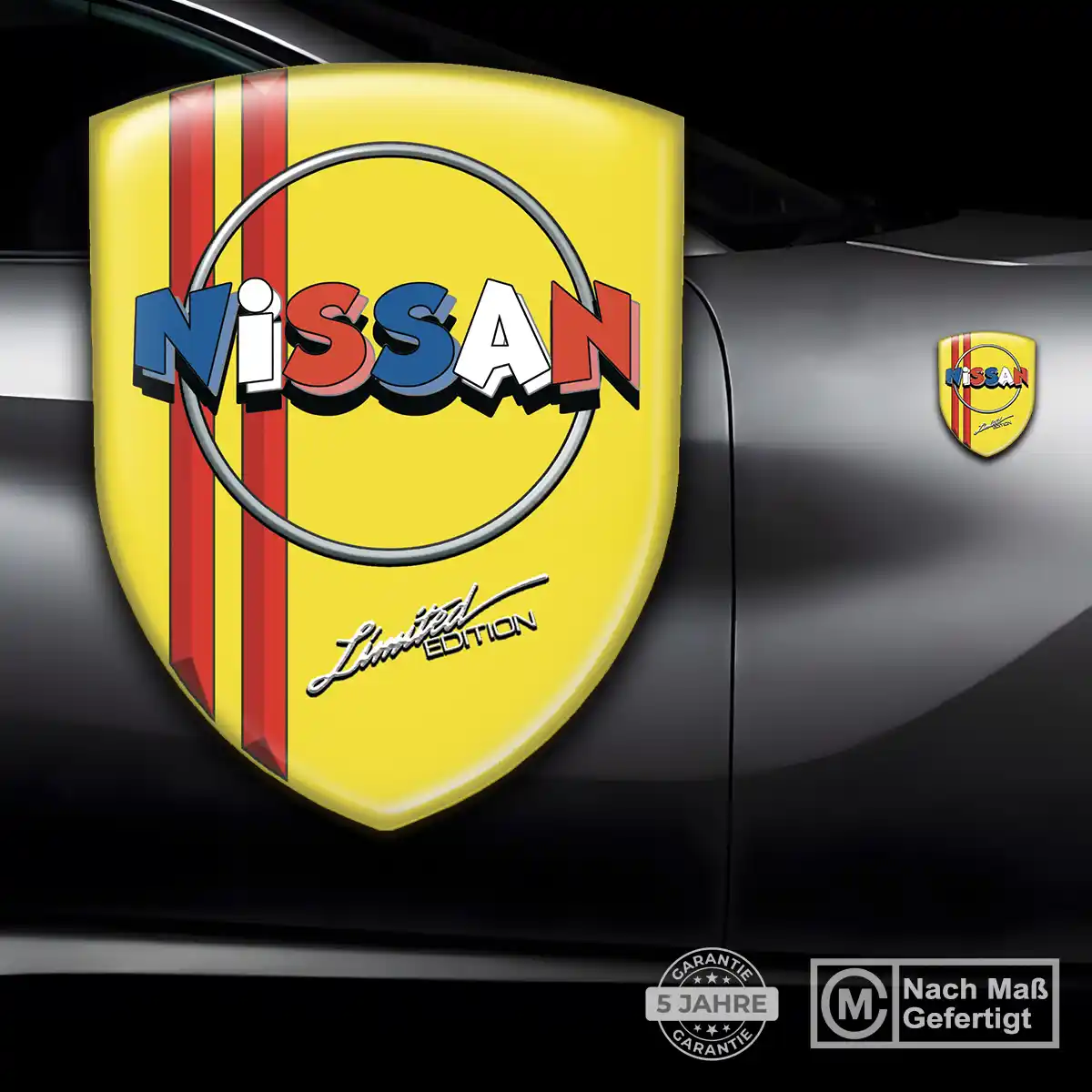 Nissan Embleme Tuningfahrzeug