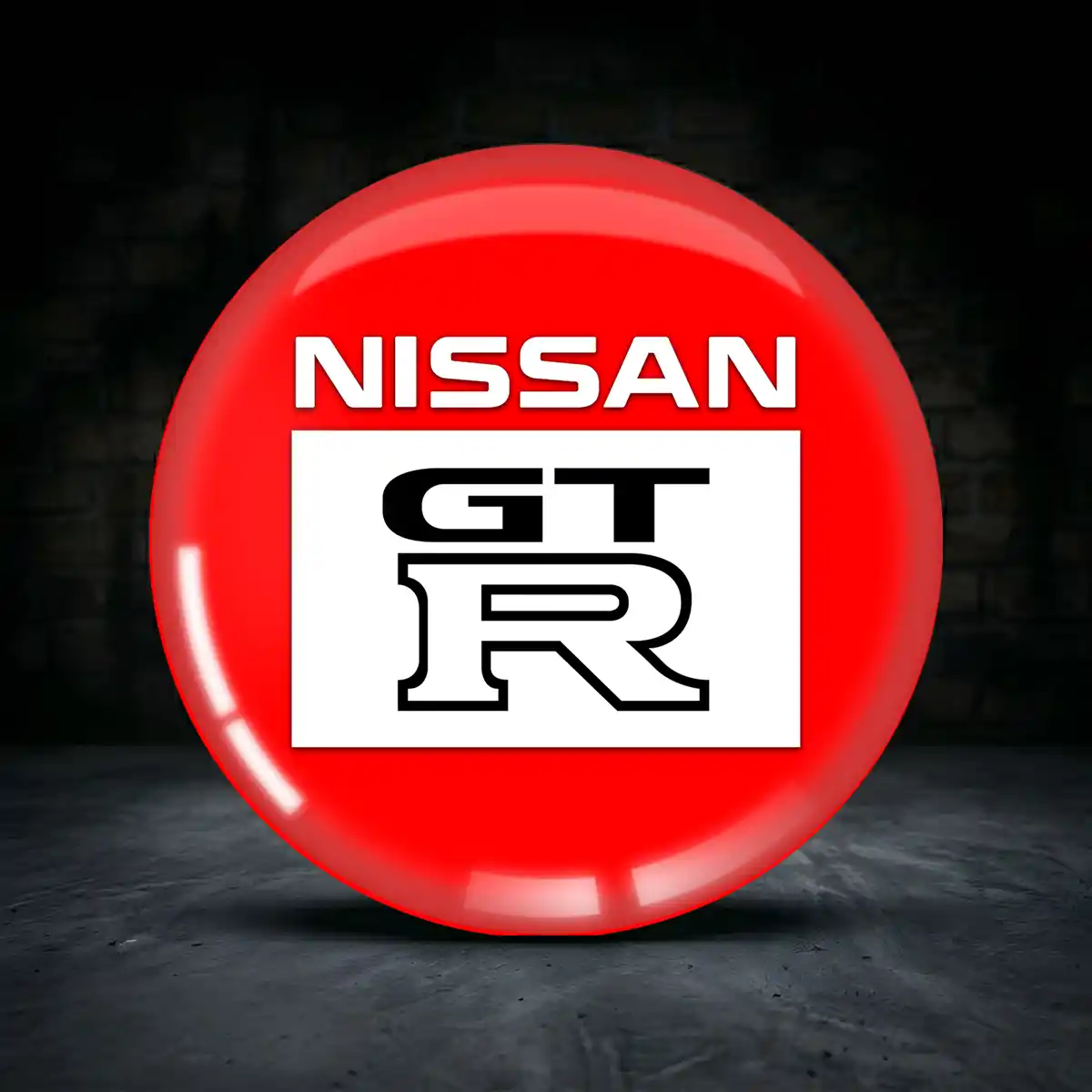 Nissan GTR 3D Gel Aufkleber Embleme Stilvolles Design