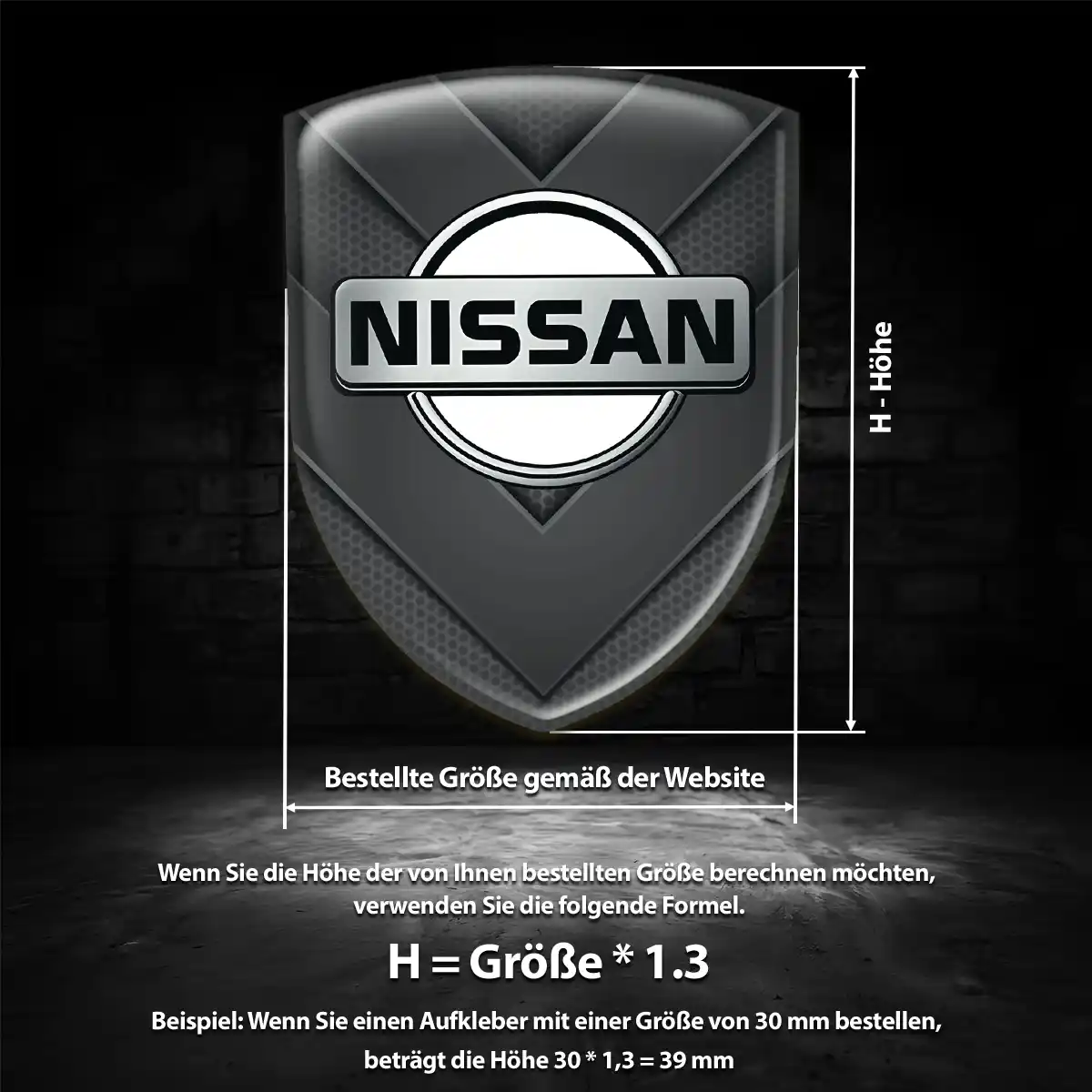 Nissan Silikon Aufkleber Auto Ausdrucksstarkes Design