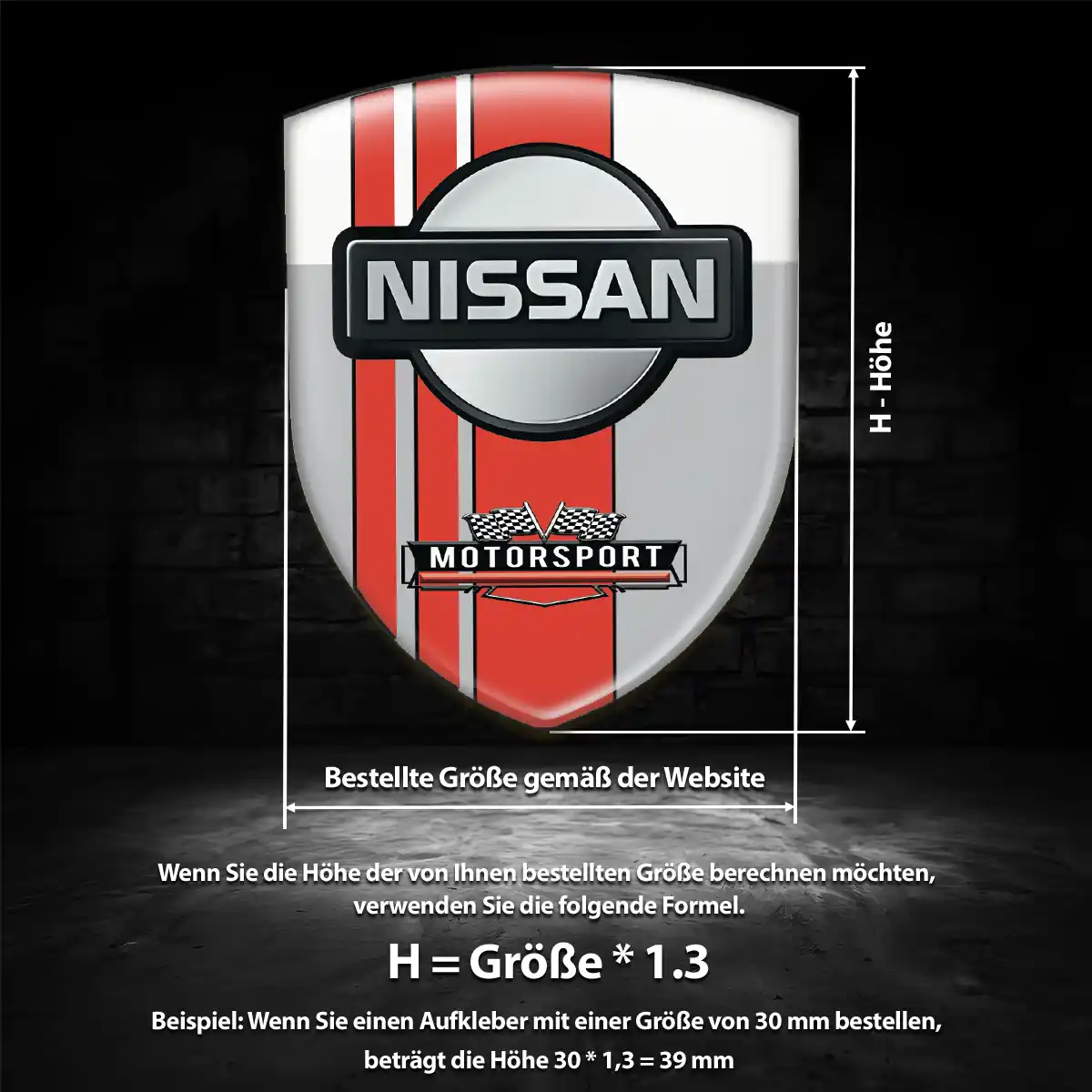 Nissan Silikon Aufkleber Auto Limitierte Auflage