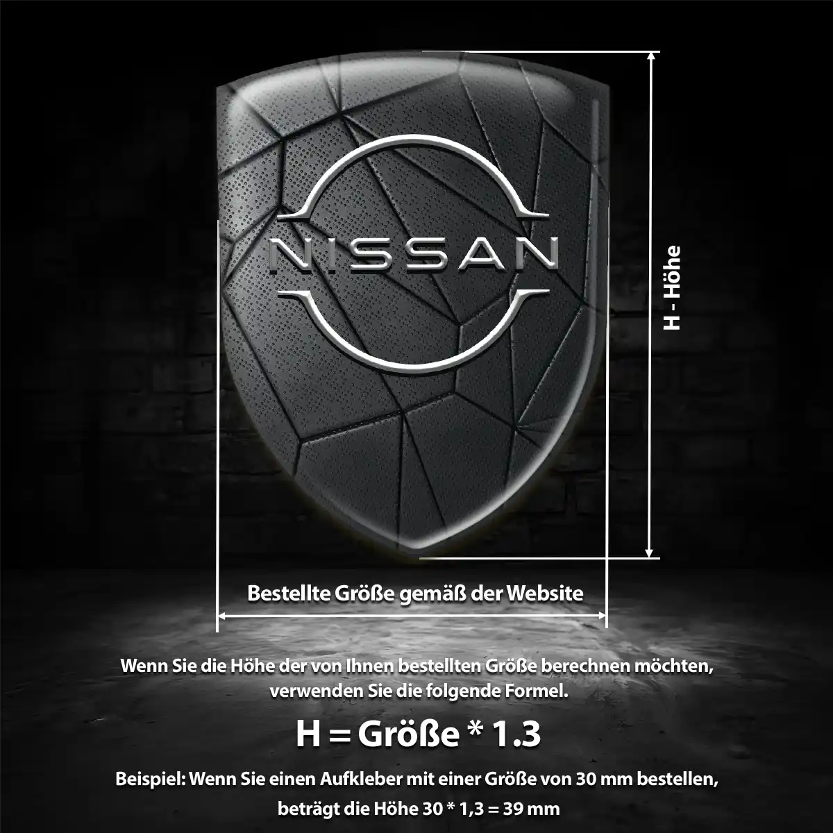 Nissan Silikon Aufkleber Auto Premiumqualität
