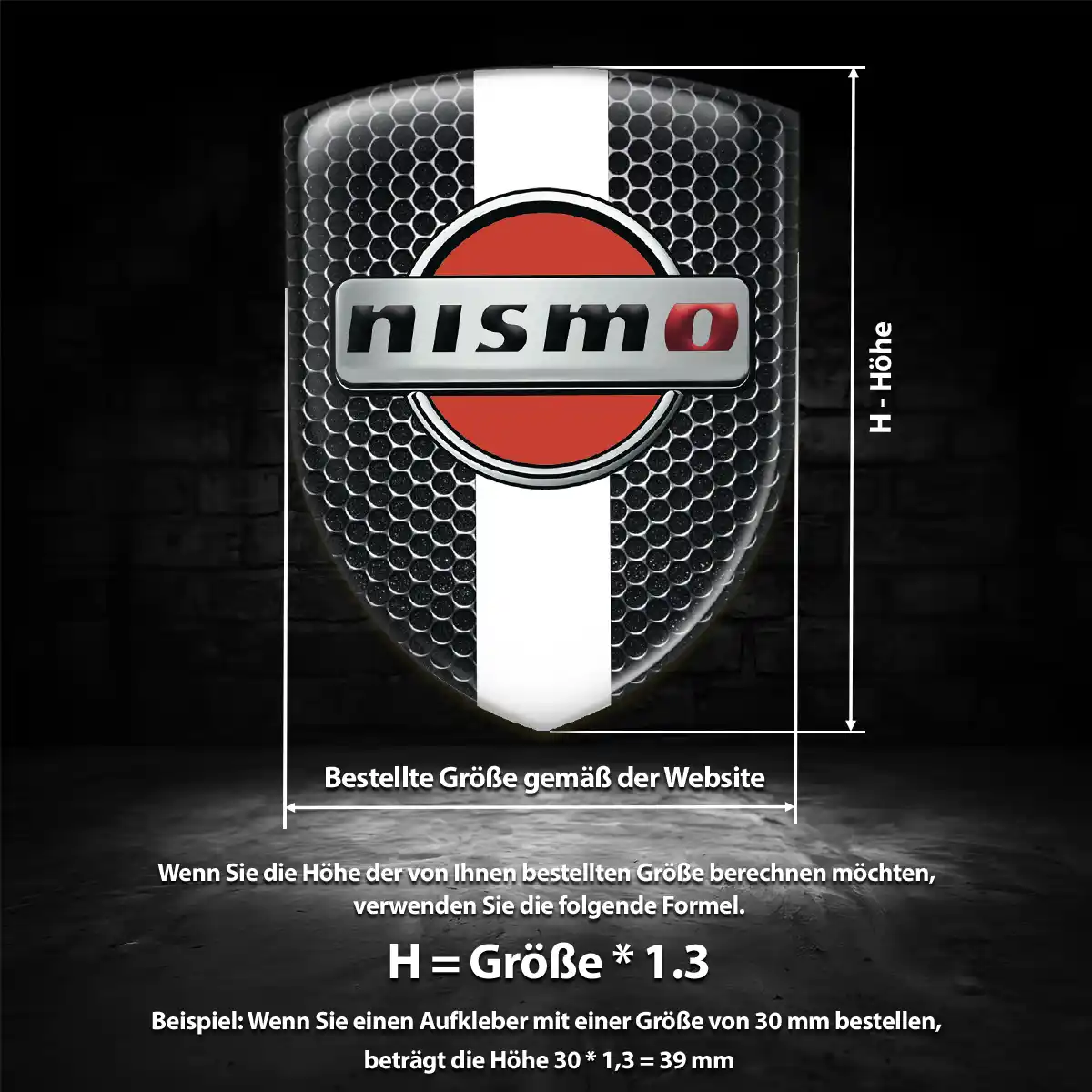 Nissan Silikon Aufkleber Embleme Ausdrucksstarkes Design