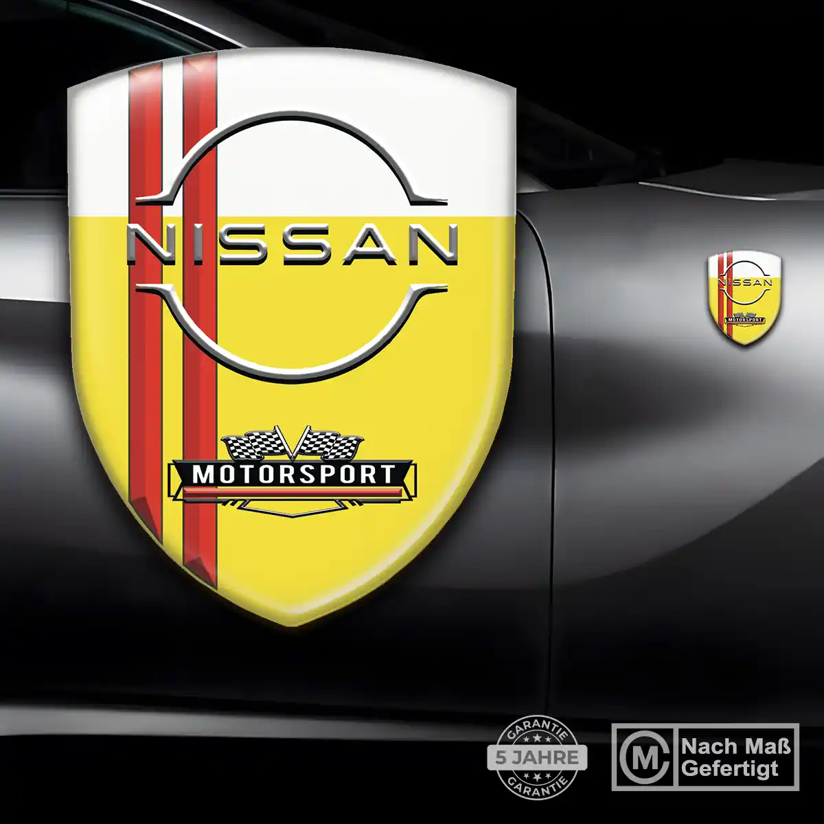 Nissan Silikon Aufkleber Embleme Auto Elegantes Design