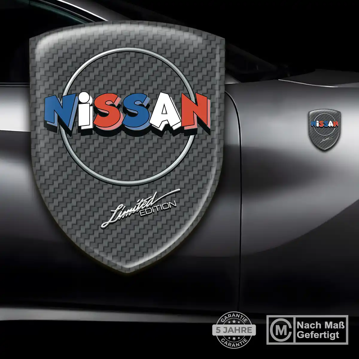 Nissan Silikon Aufkleber Embleme Auto Hochwertiges Harz