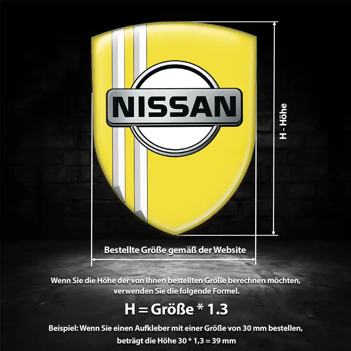 Nissan Silikon Aufkleber Embleme Auto Limitierte Auflage