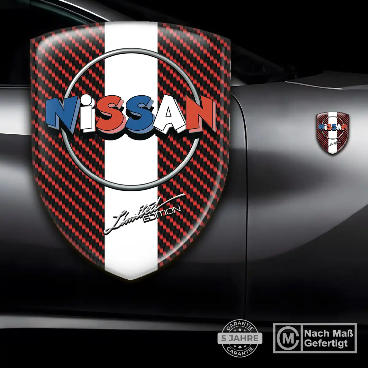 Nissan Silikon Aufkleber Embleme Auto Luxus-Edition