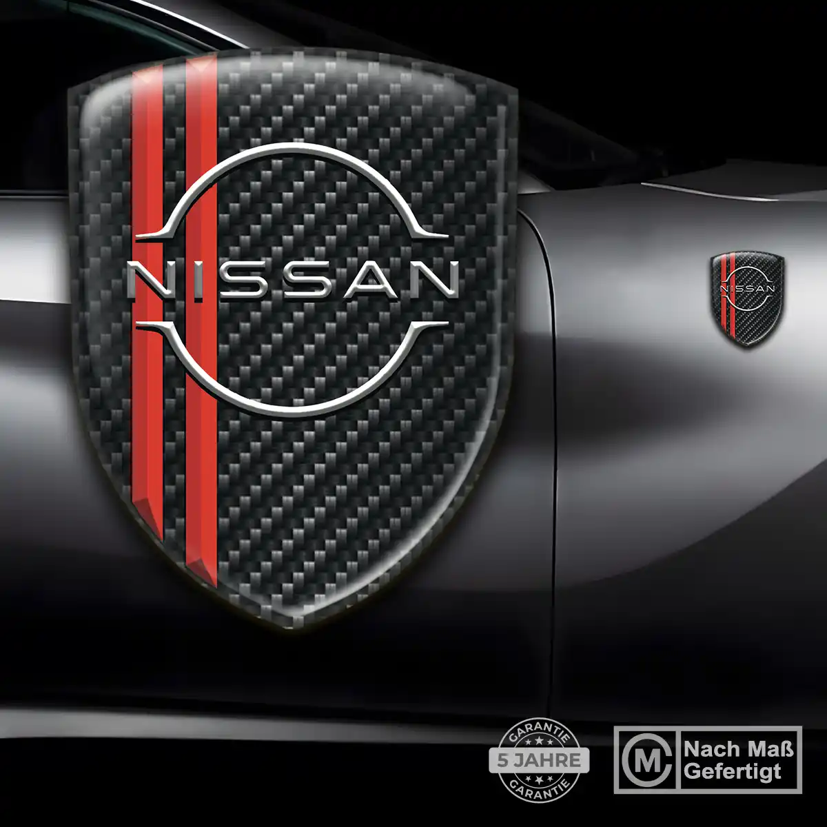 Nissan Silikon Aufkleber Embleme Auto Premium-Edition