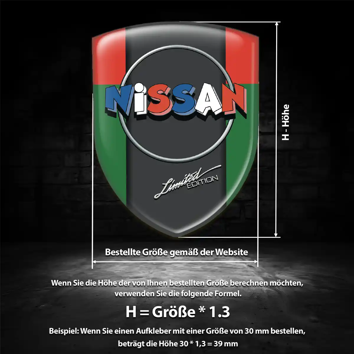 Nissan Silikon Aufkleber Embleme Auto Tuningfahrzeug