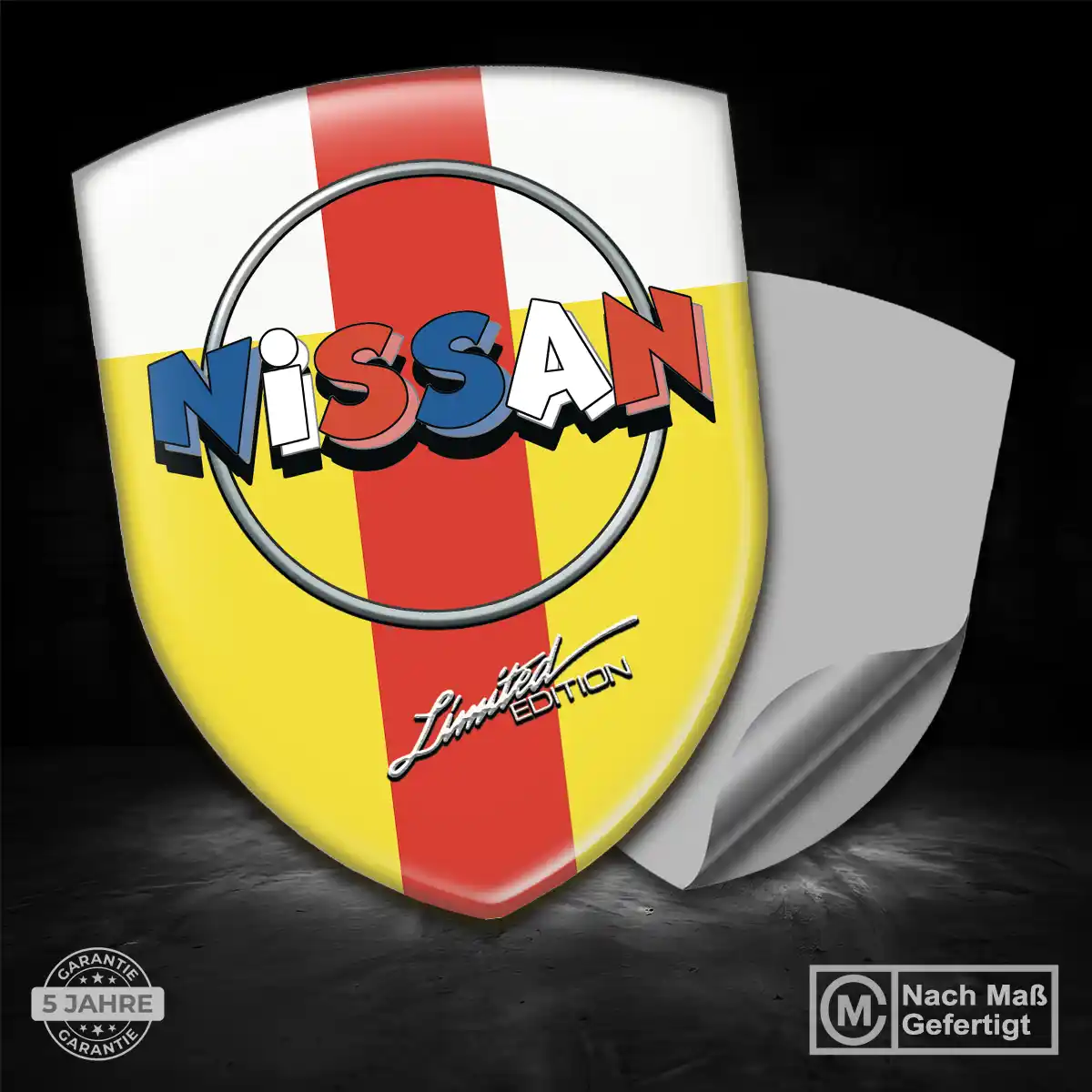 Nissan Silikon Aufkleber Embleme Elegantes Design