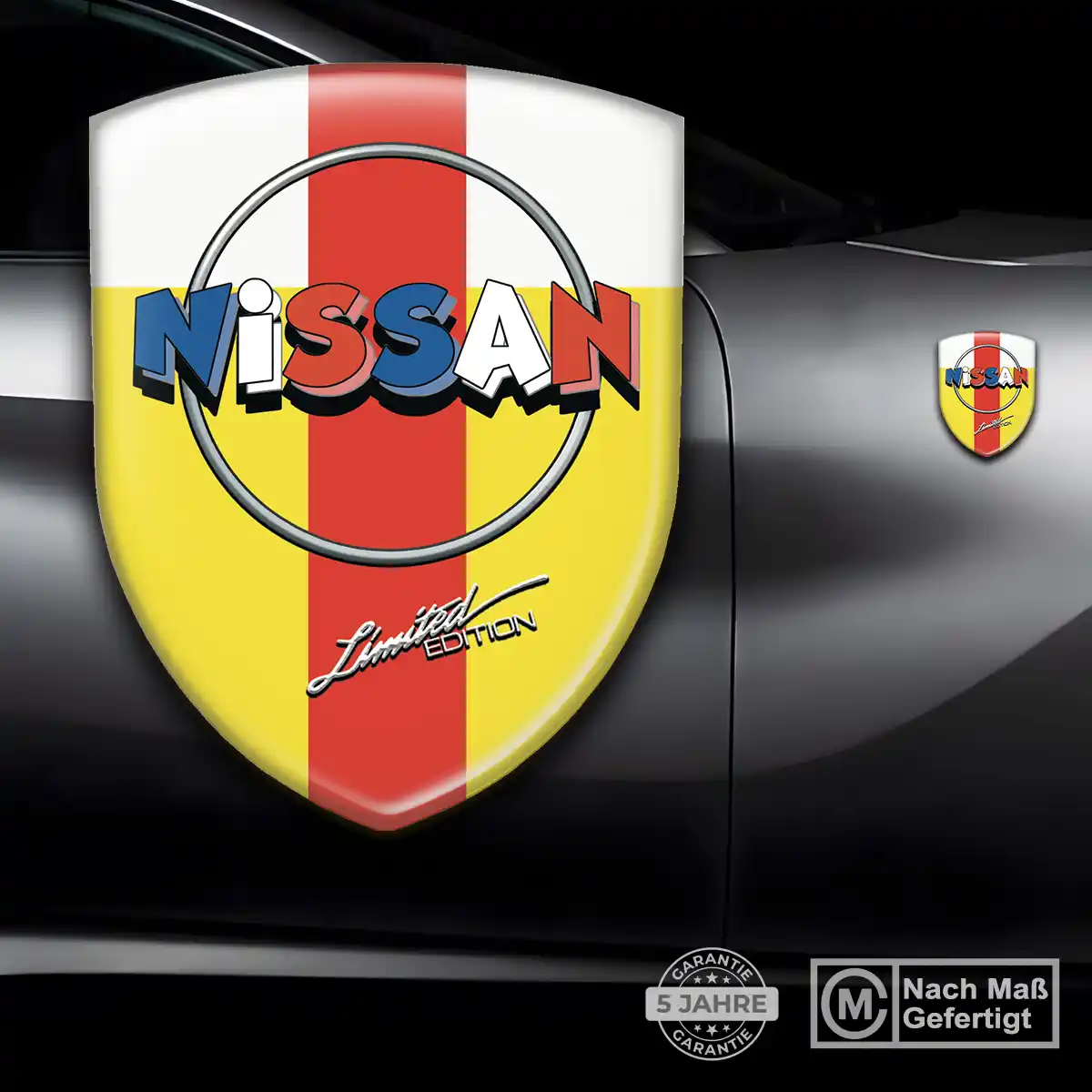 Nissan Silikon Aufkleber Embleme Elegantes Design