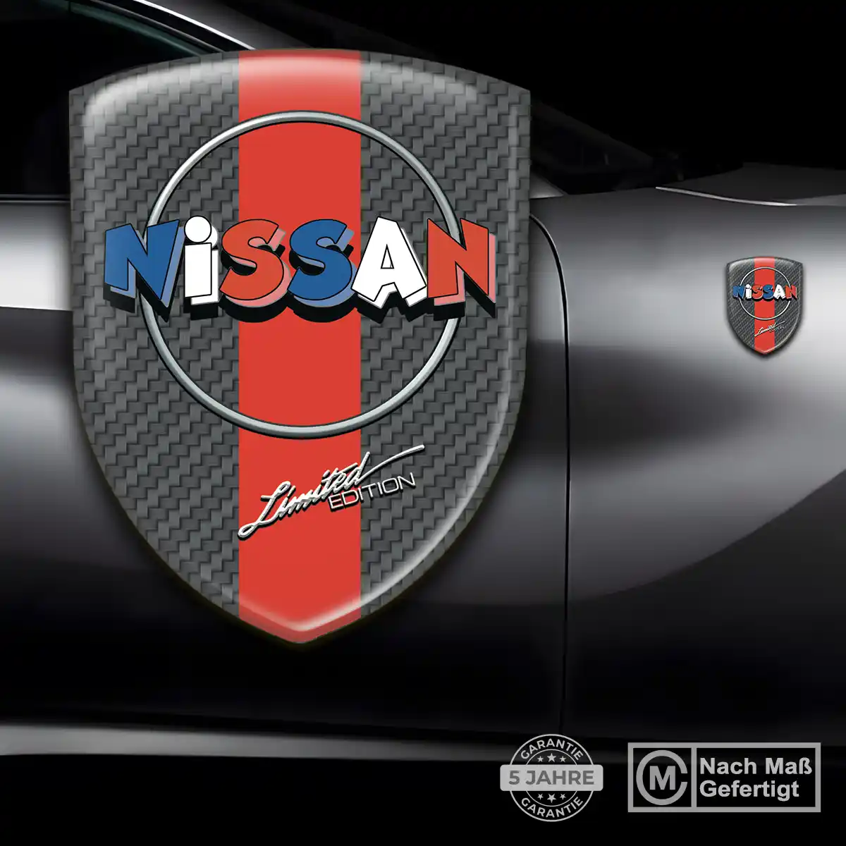 Nissan Silikon Aufkleber Embleme Hochwertiges Harz