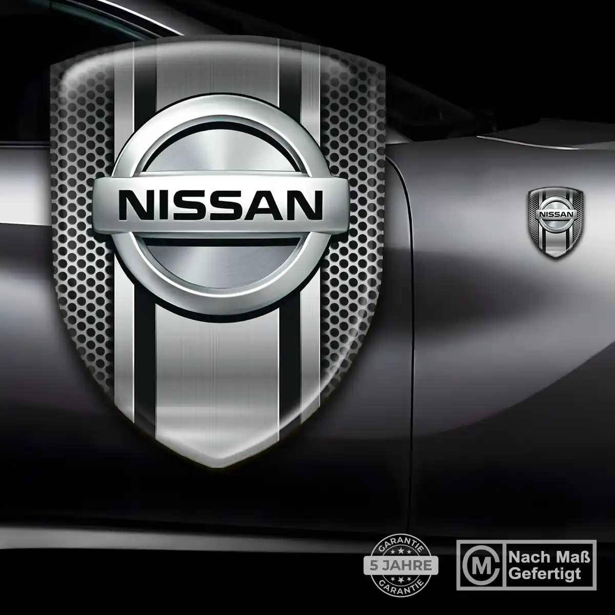 Nissan Silikon Aufkleber Embleme Interieurdesign