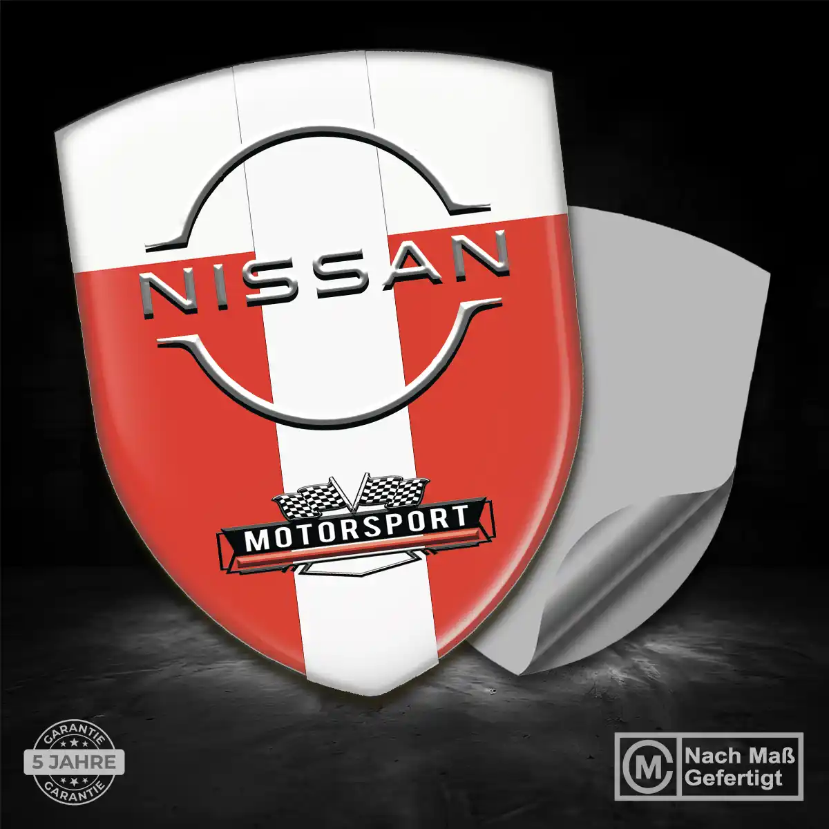 Nissan Silikon Aufkleber Embleme Modernes Design