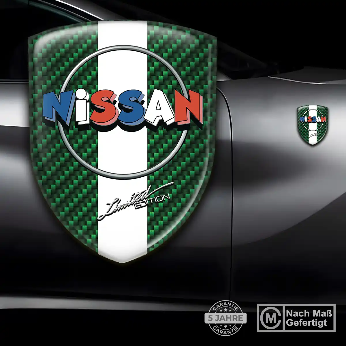 Nissan Silikon Aufkleber Embleme Tuningfahrzeug