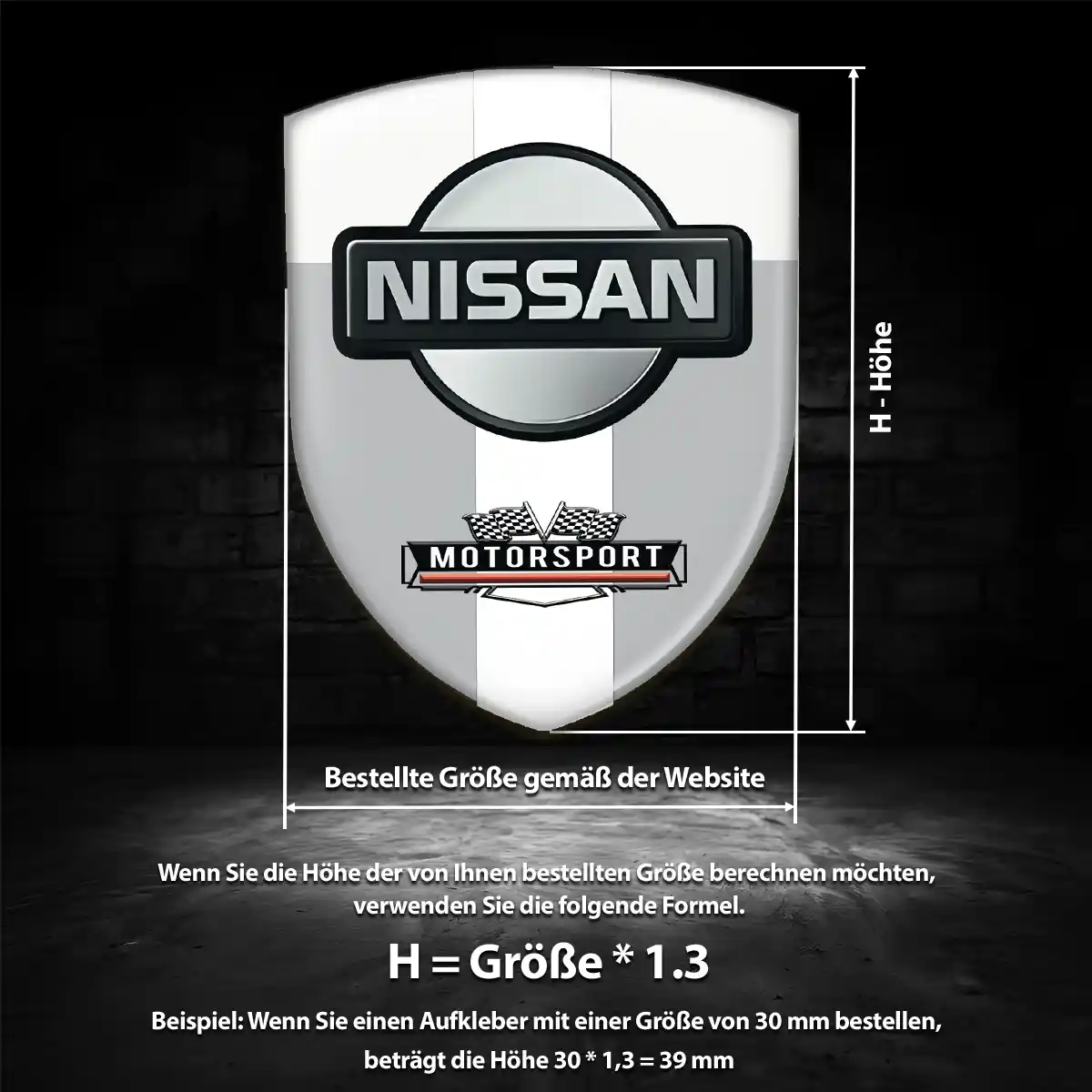 Nissan Silikon Aufkleber Hohe Qualität