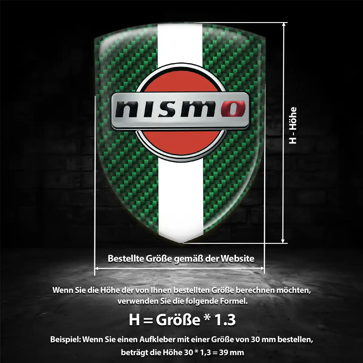 Nissan Silikon Aufkleber Modernes Design