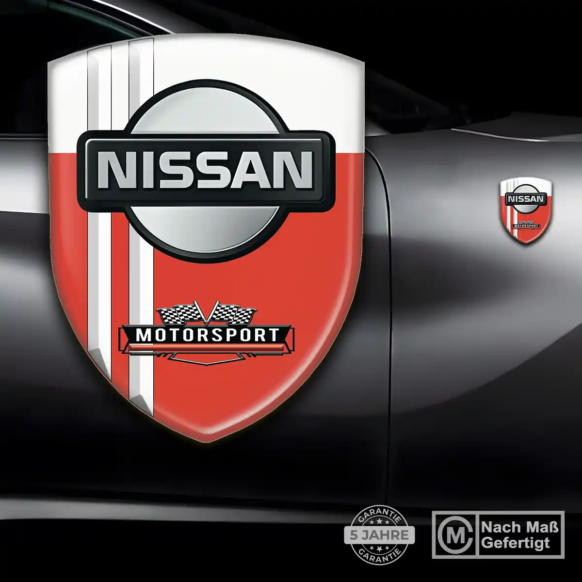 Nissan Silikon Aufkleber Wappen Ausdrucksstarkes Design