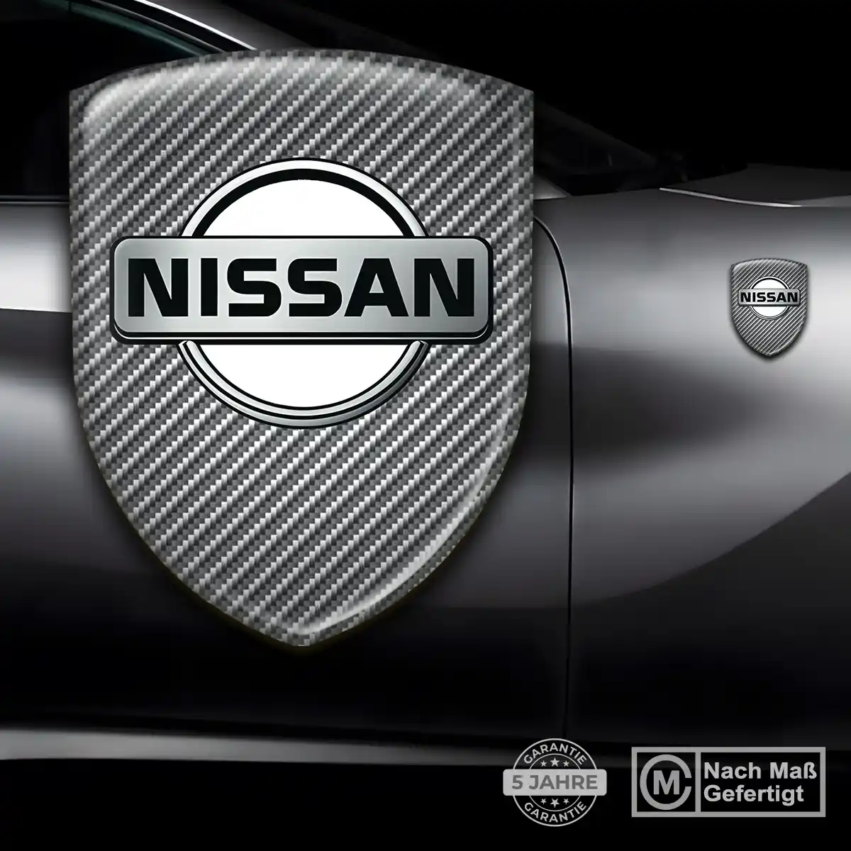 Nissan Silikon Aufkleber Wappen Auto Limitierte Auflage