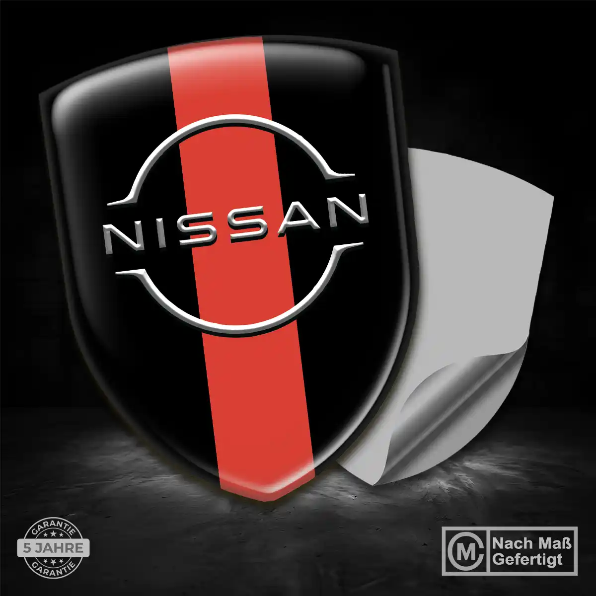 Nissan Silikon Aufkleber Wappen Auto Luxus-Edition