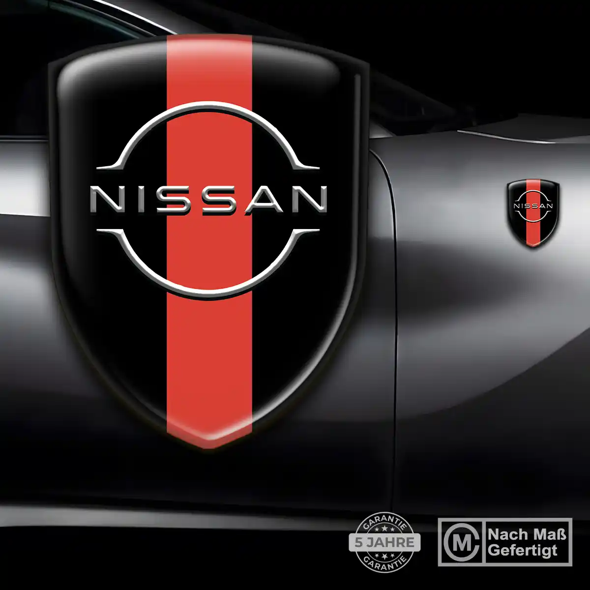 Nissan Silikon Aufkleber Wappen Auto Luxus-Edition