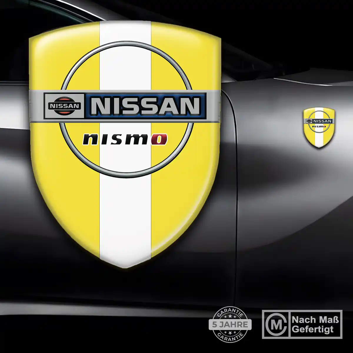Nissan Silikon Aufkleber Wappen Auto Premium-Edition