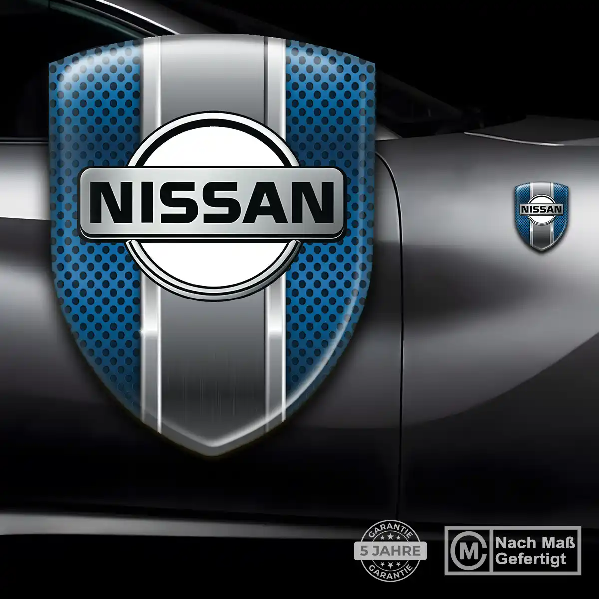 Nissan Silikon Aufkleber Wappen Auto Stilvolles Design