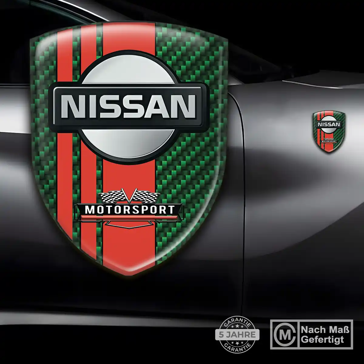 Nissan Silikon Aufkleber Wappen Auto Tuningfahrzeug
