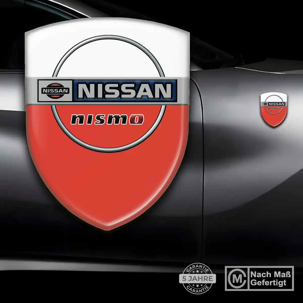 Nissan Silikon Aufkleber Wappen Exterieurdesign