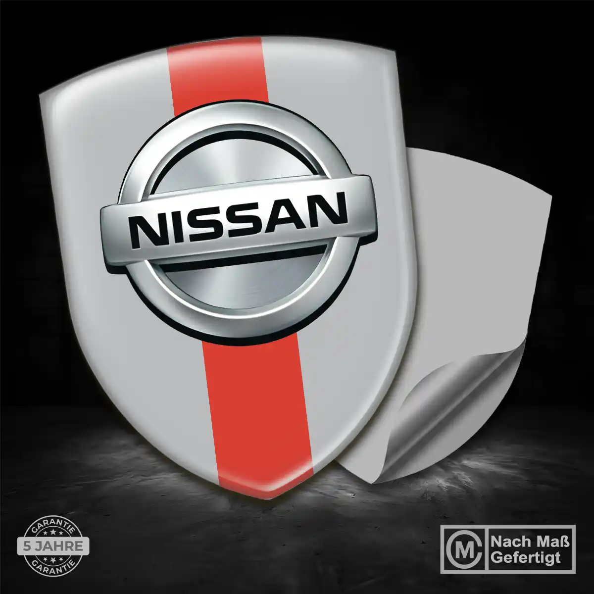 Nissan Silikon Aufkleber Wappen Höchste Qualität
