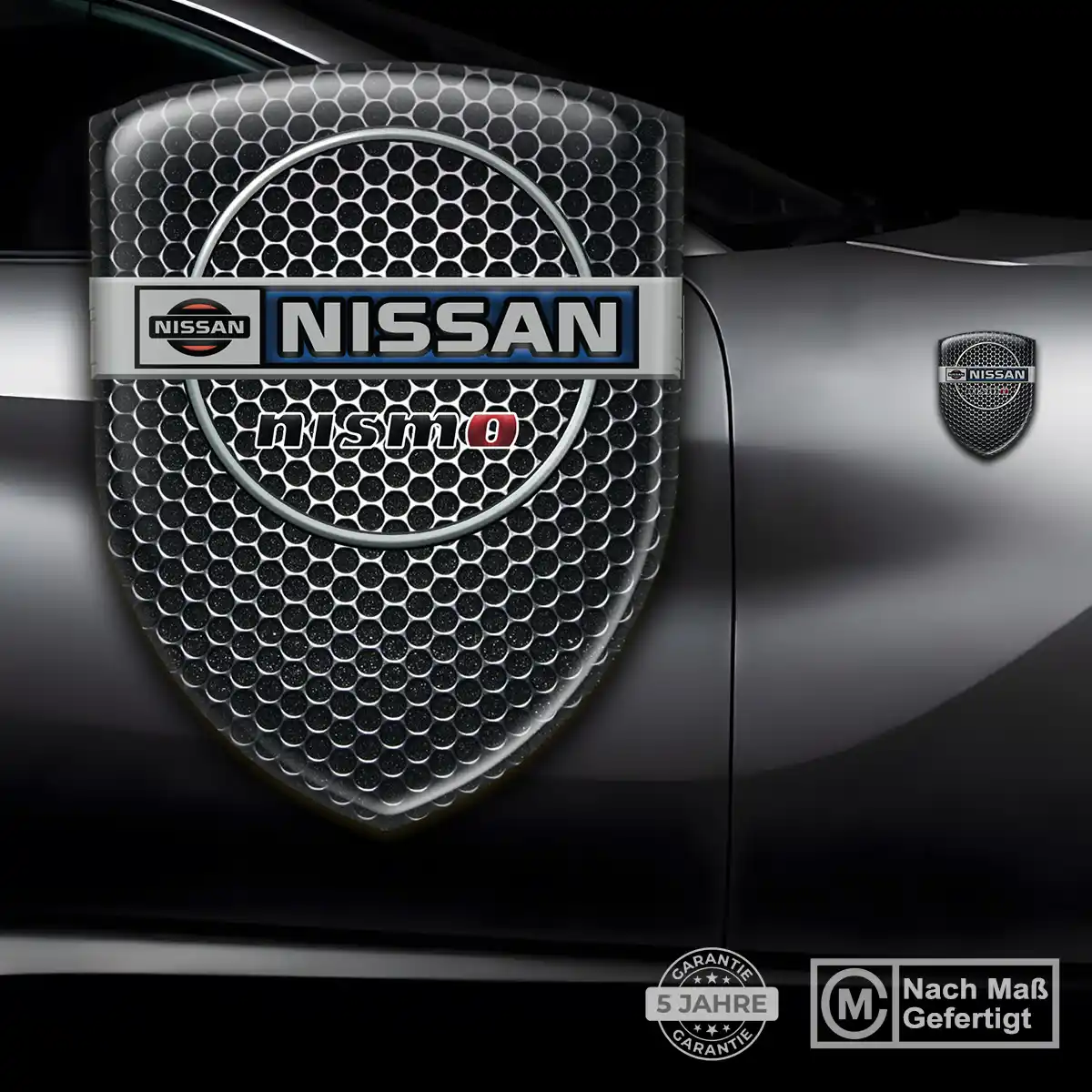 Nissan Silikon Aufkleber Wappen Hochwertiges Harz