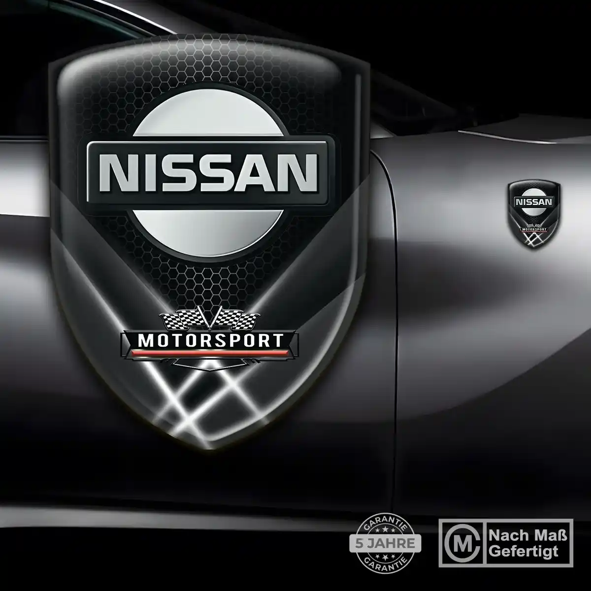 Nissan Silikon Aufkleber Wappen Limitierte Auflage
