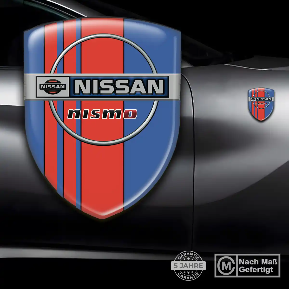 Nissan Silikon Aufkleber Wappen Luxus-Edition