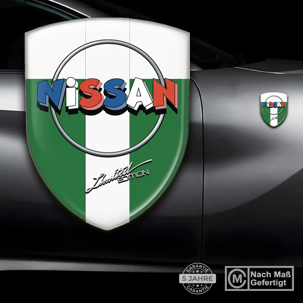 Nissan Wappen Aufkleber Anspruchsvolles Design