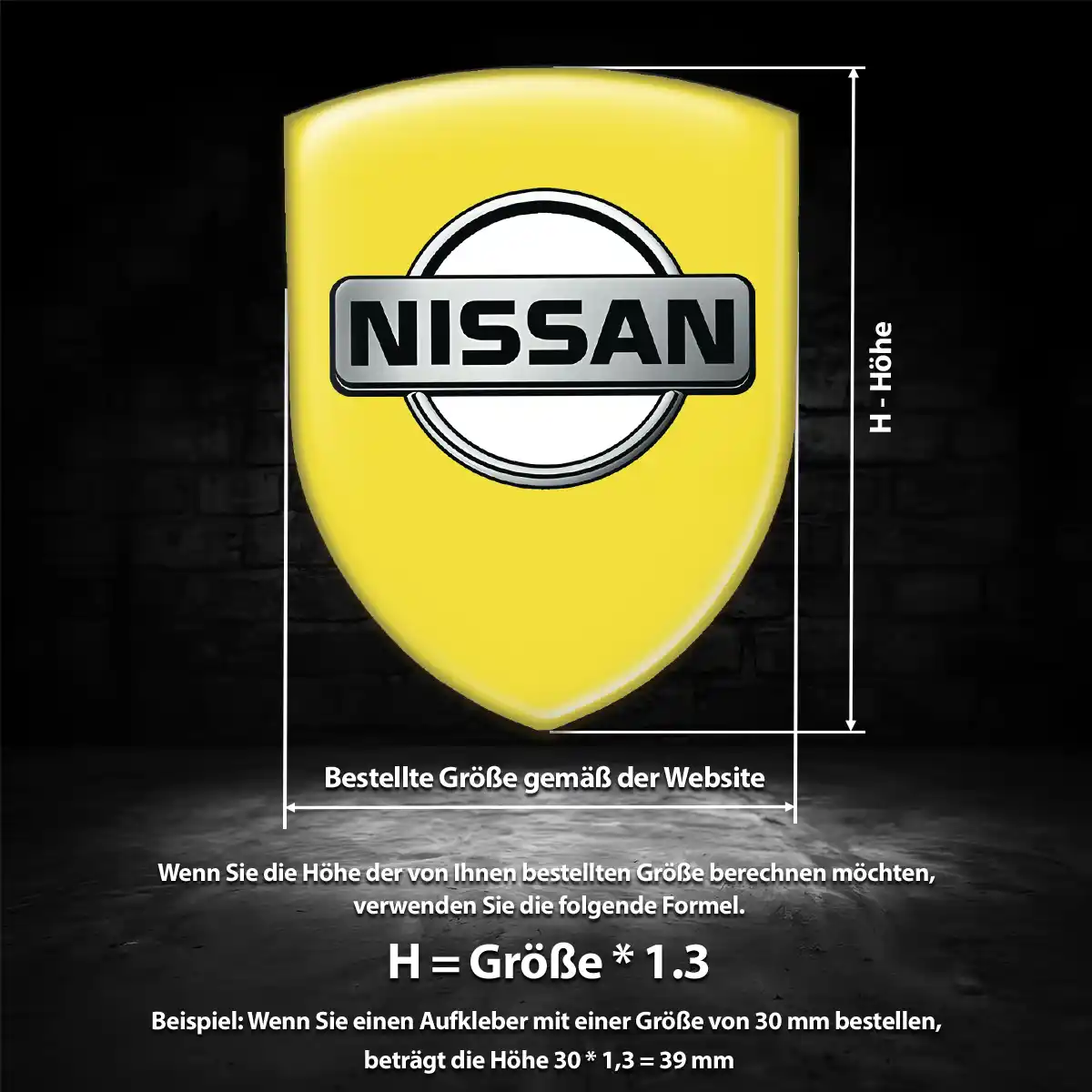 Nissan Wappen Aufkleber Auto Erstklassige Qualität