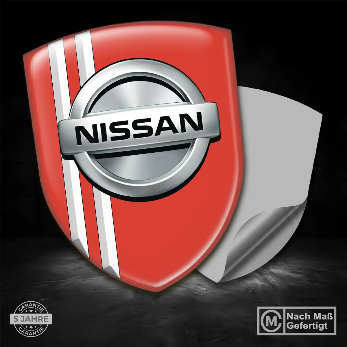 Nissan Wappen Aufkleber Auto Interieurdesign
