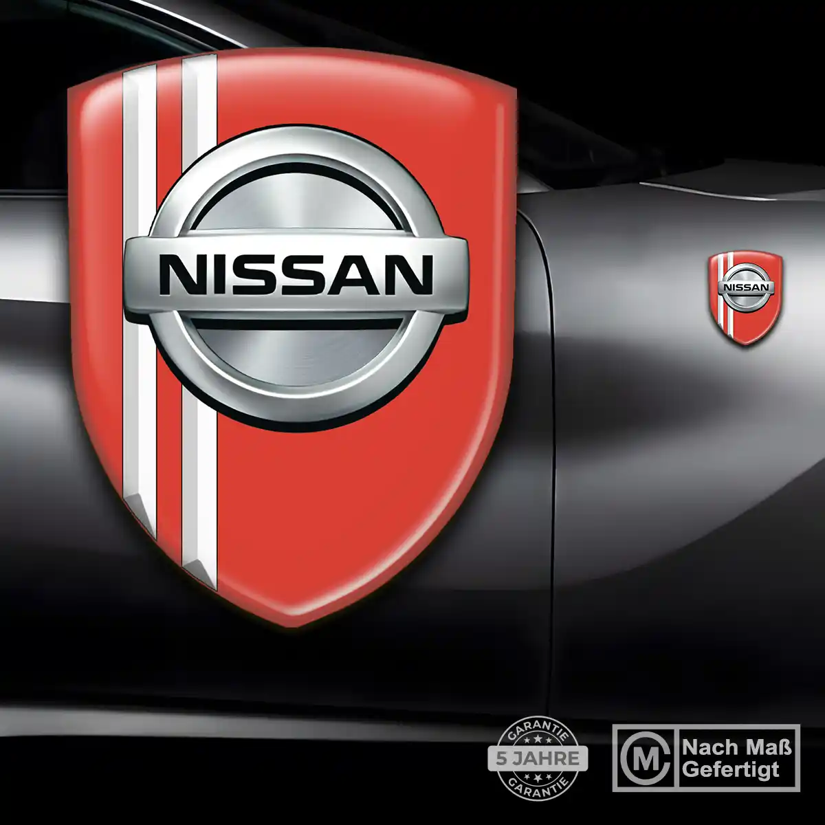 Nissan Wappen Aufkleber Auto Interieurdesign