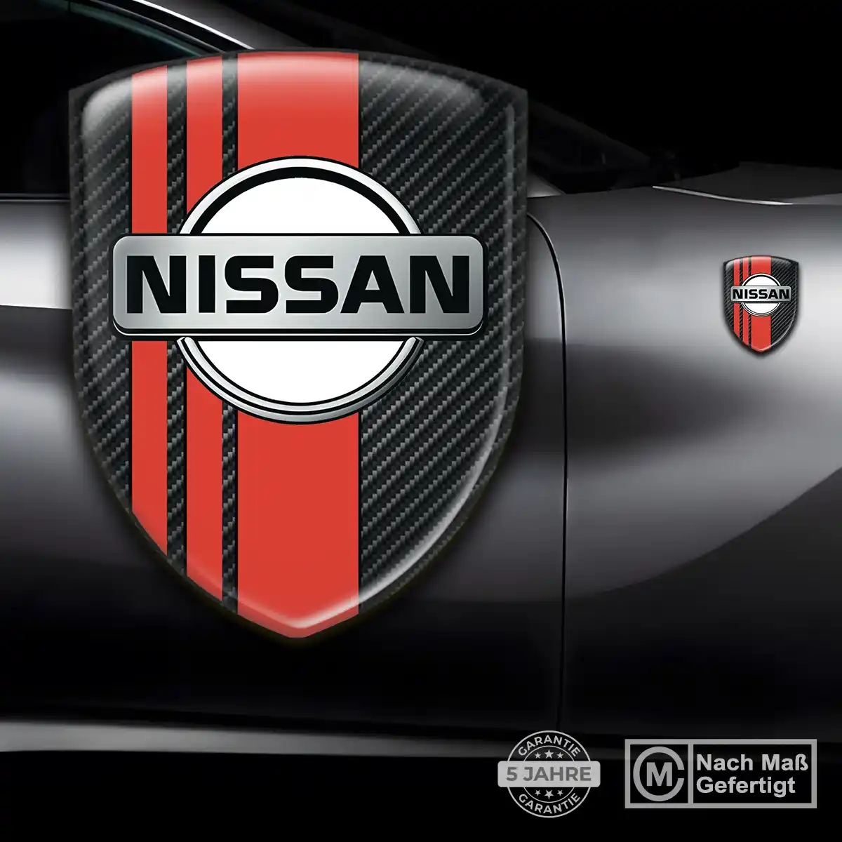 Nissan Wappen Aufkleber Auto Luxus-Edition