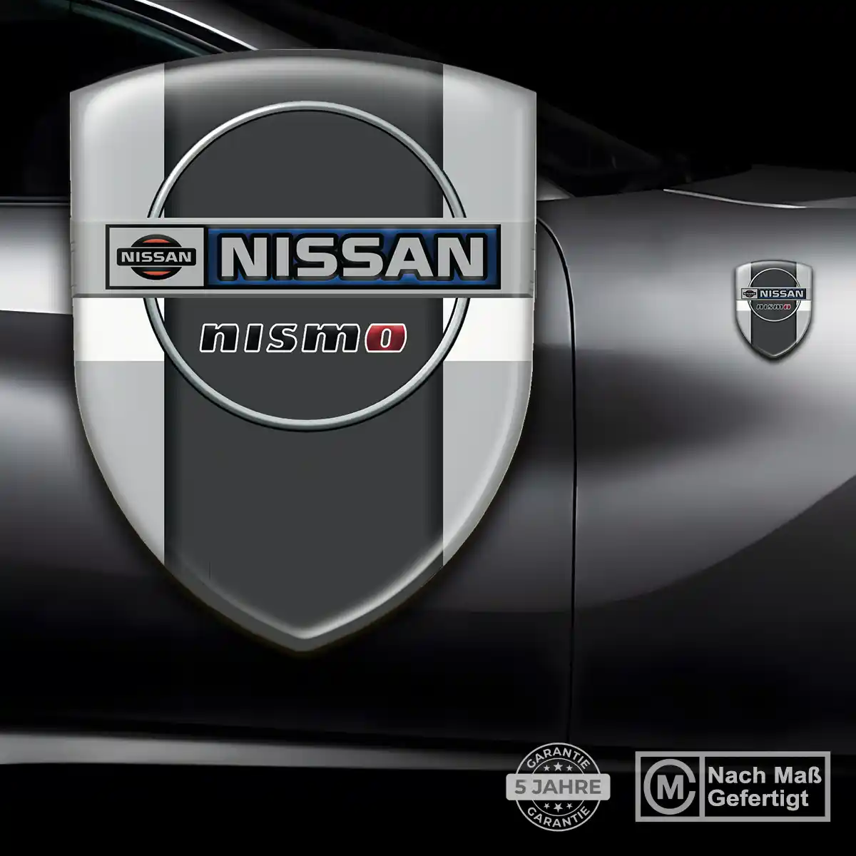 Nissan Wappen Aufkleber Auto Premium-Edition
