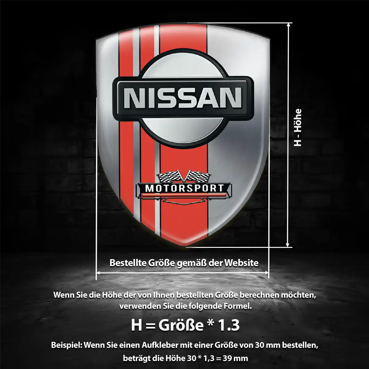 Nissan Wappen Aufkleber Auto Stilvolles Design
